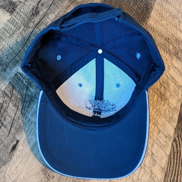 Cabo San Lucas Hat Embroidered Humpback Whale Blue Baseball Cap - Picture 6 of 6